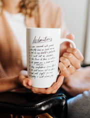 Mug: Declarations Jenessa Wait