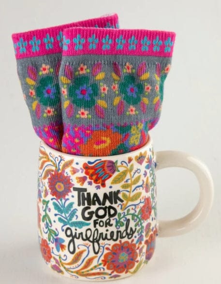 Mug & Sock Set Girlfriends Natural Life Mug