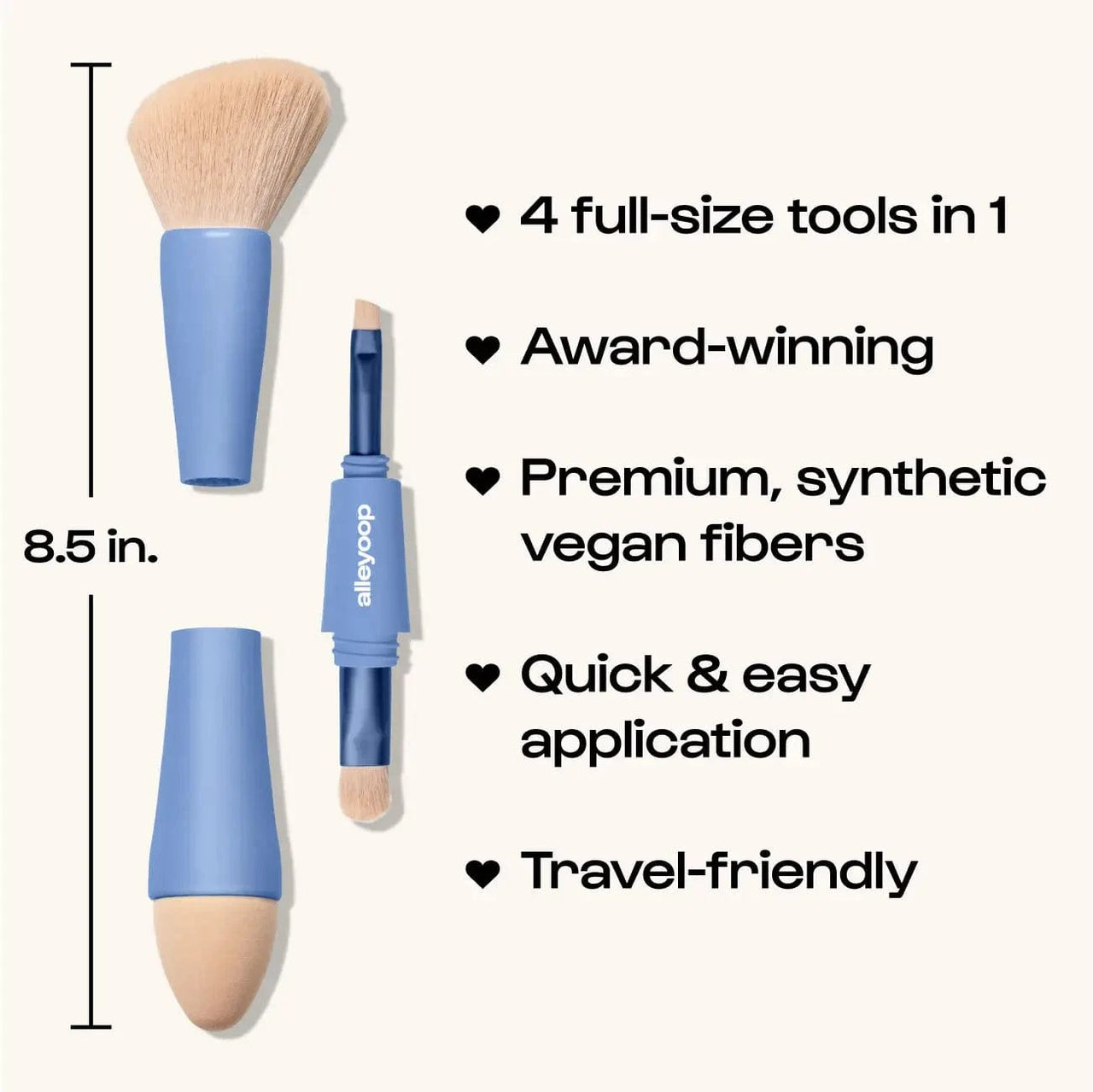 Multi-Tasker - 4-in-1 Makeup Brushes Alleyoop Makeup