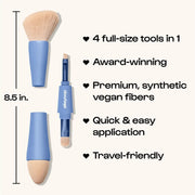Multi-Tasker - 4-in-1 Makeup Brushes Alleyoop Makeup