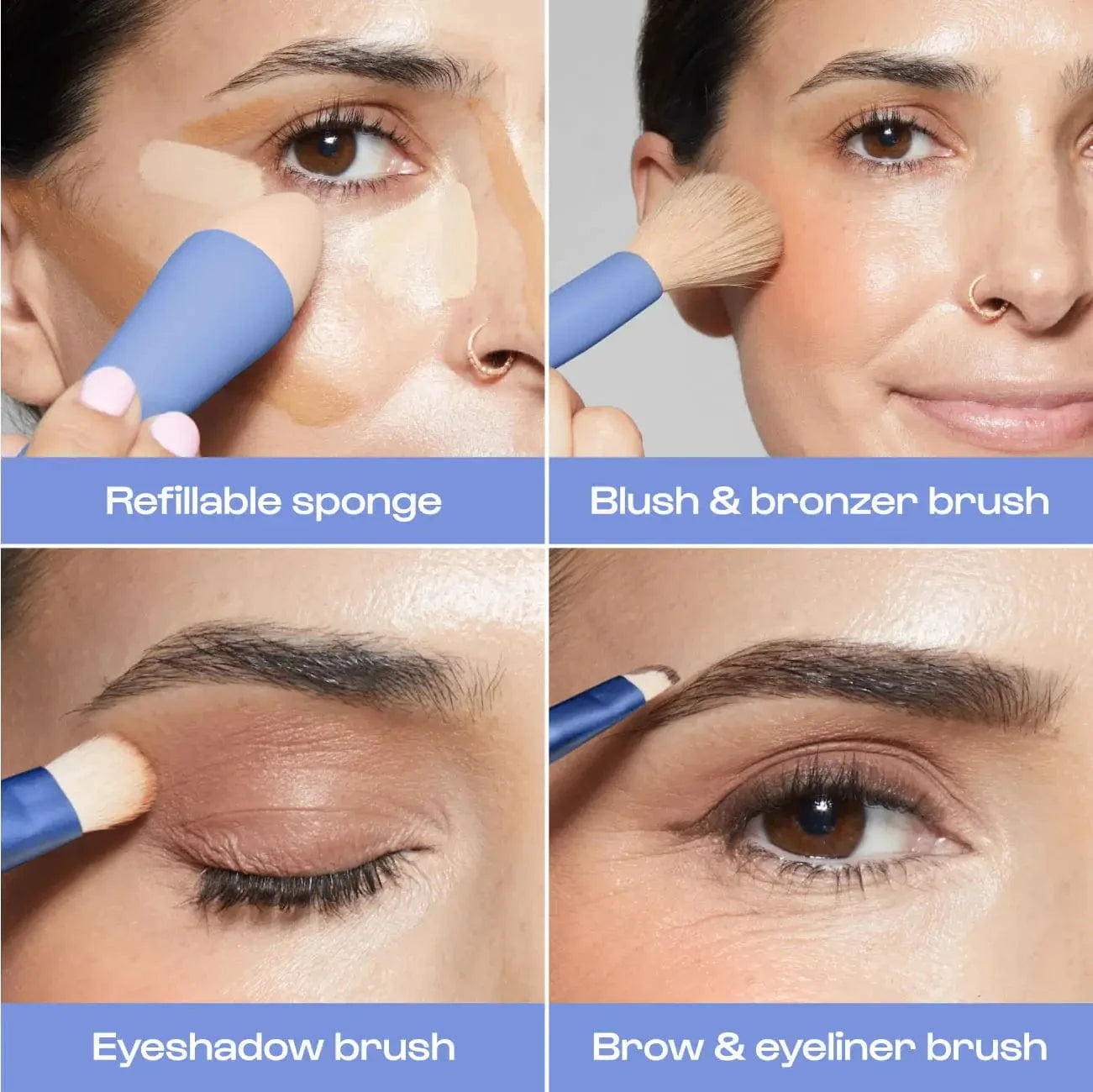 Multi-Tasker - 4-in-1 Makeup Brushes Alleyoop Makeup