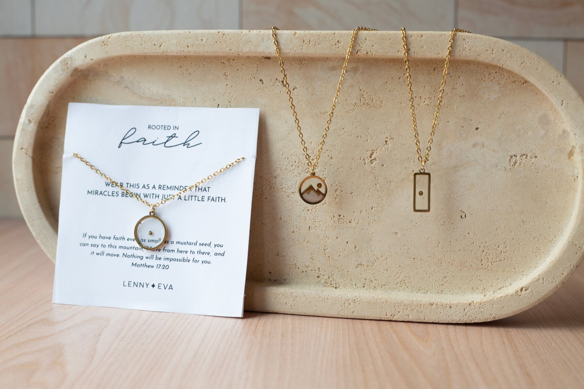 Mustard Seed Necklace Collection Lenny & Eva Necklace