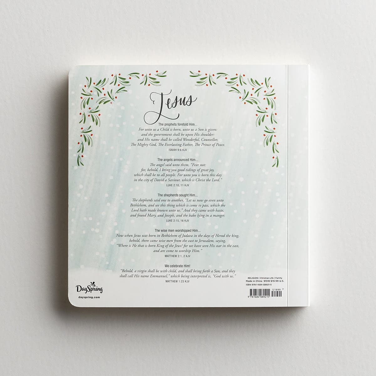 Names of Jesus Ornament Book DaySpring Christmas Ornament