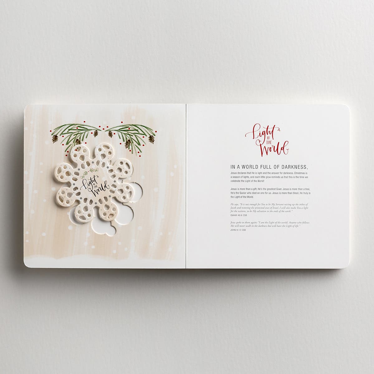 Names of Jesus Ornament Book DaySpring Christmas Ornament