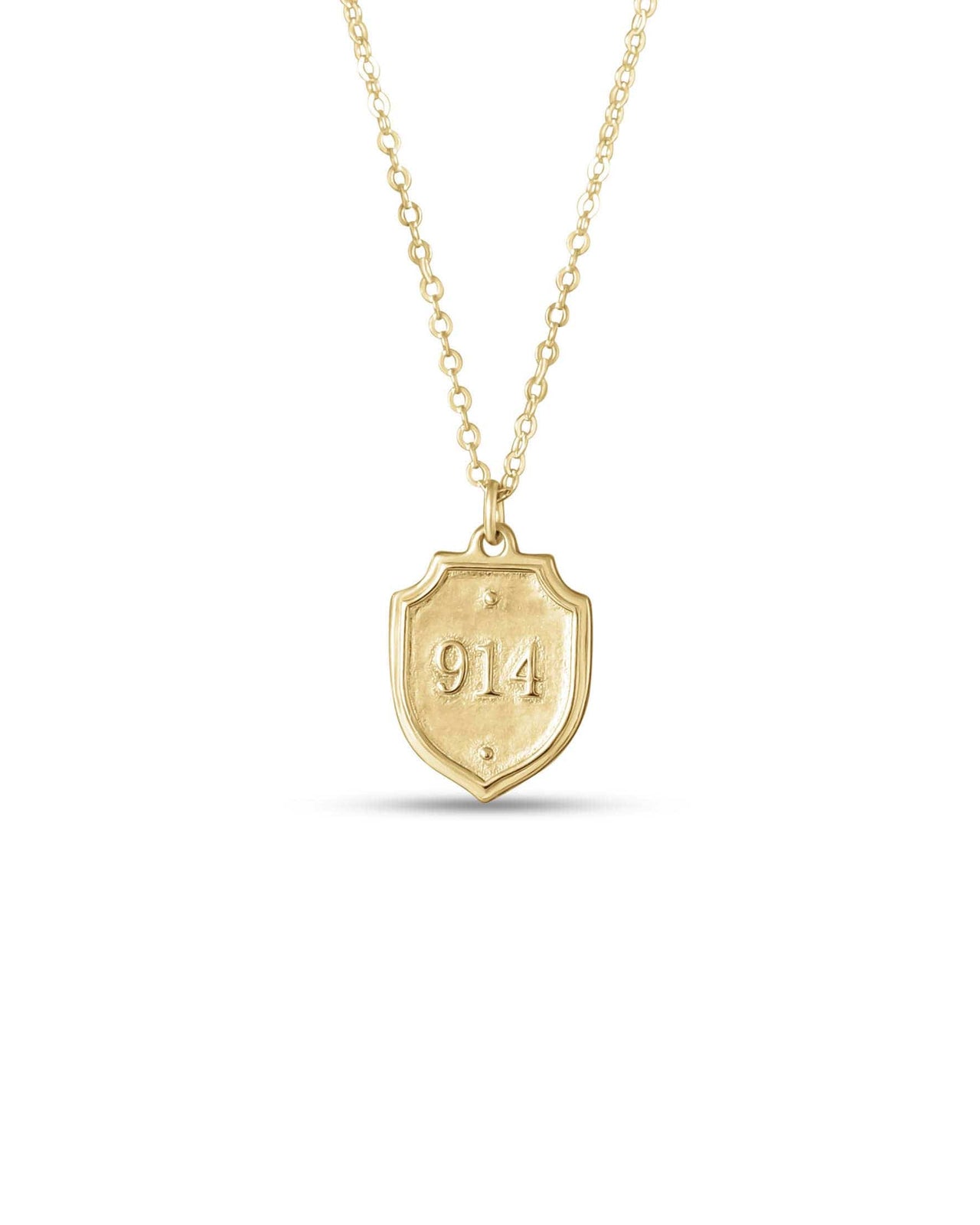 Necklace (Petite/Gold) - Psalm 91:4: 16" - Short Madison Sterling