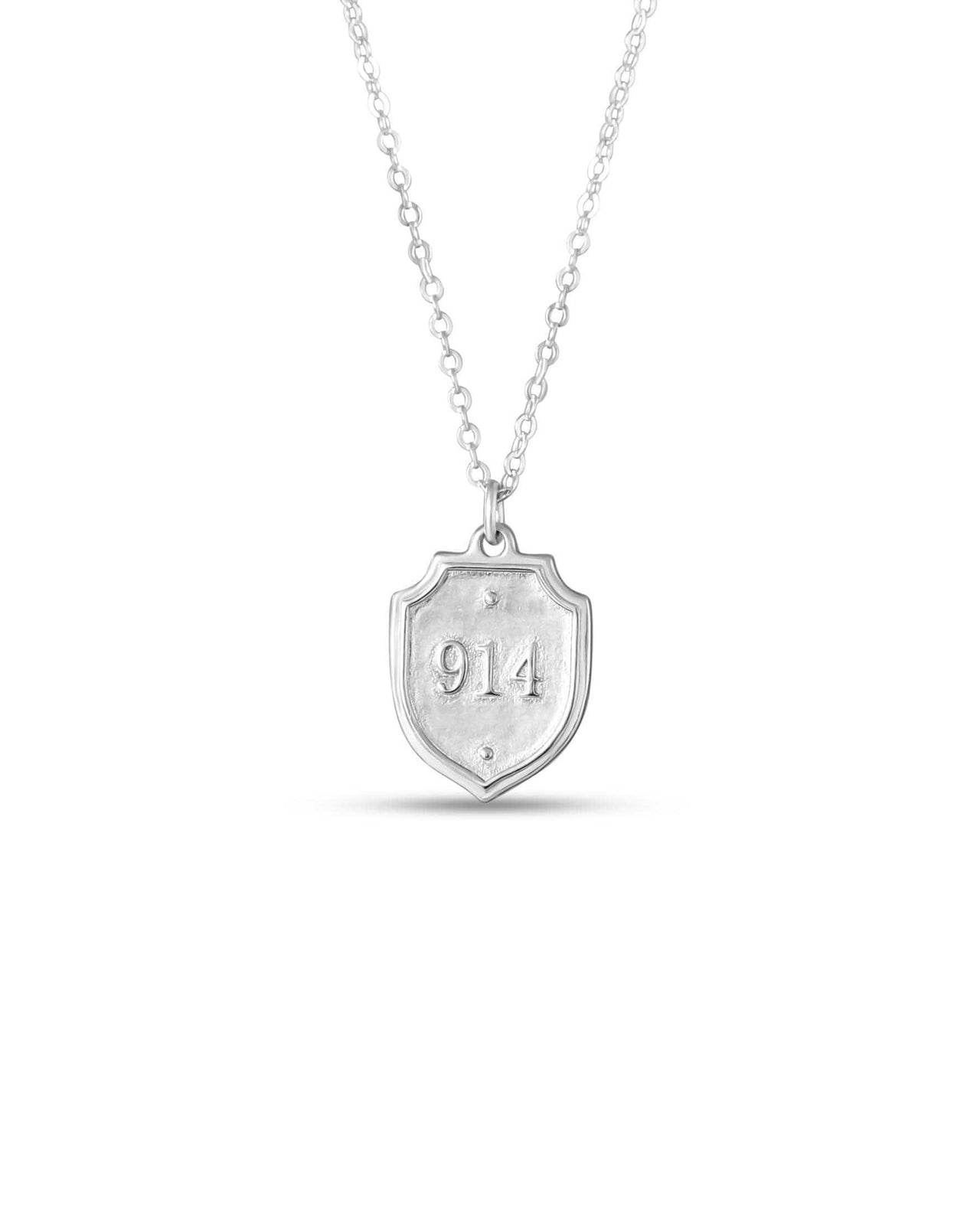 Necklace (Petite/Silver) - Psalm 91:4: 16" - Short Madison Sterling