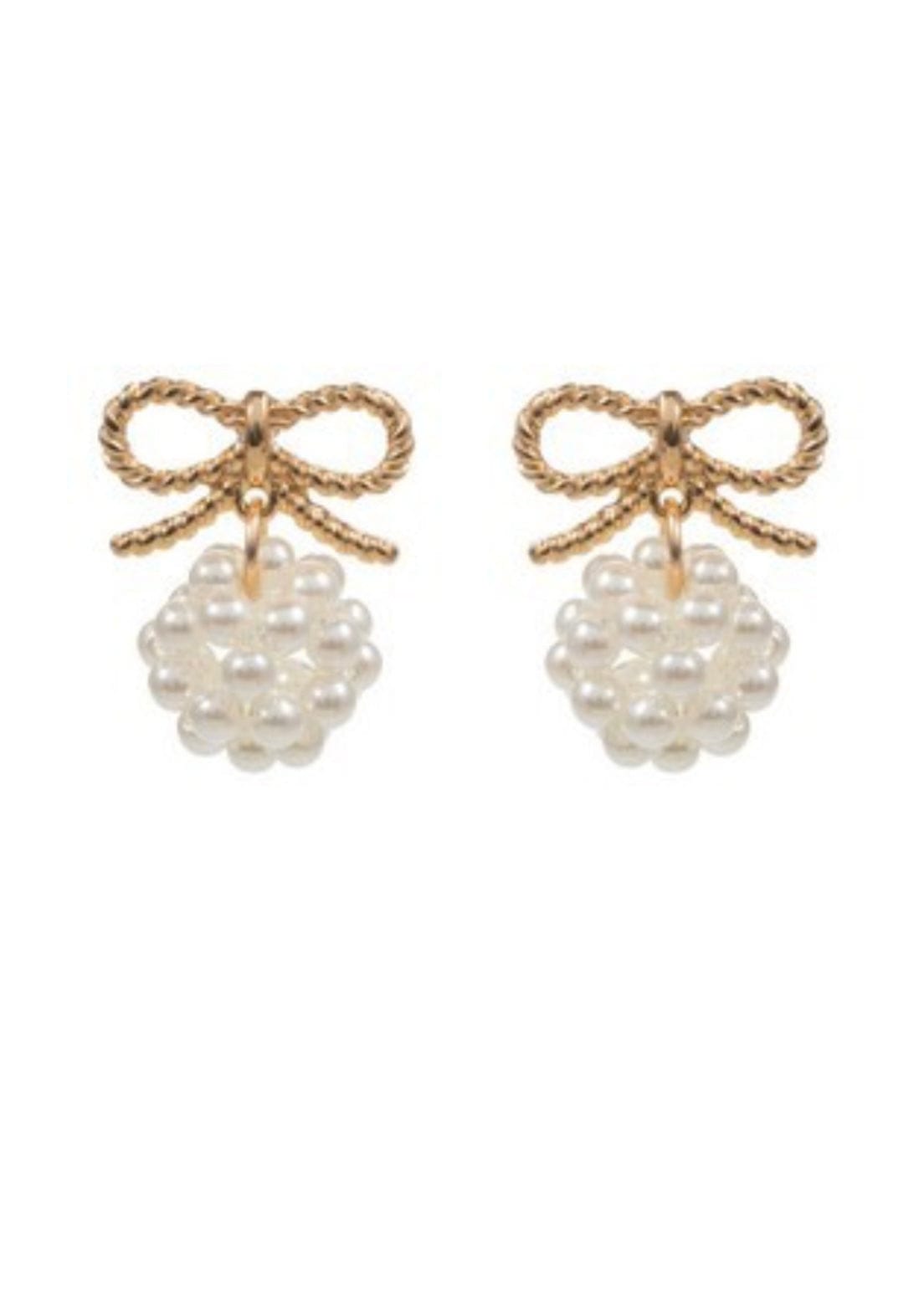 New Gold Pearl Earring Meghan Browne Design Earring