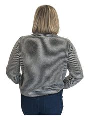 Night & Day Button Collar Pullover | Dove Habitat Sweater