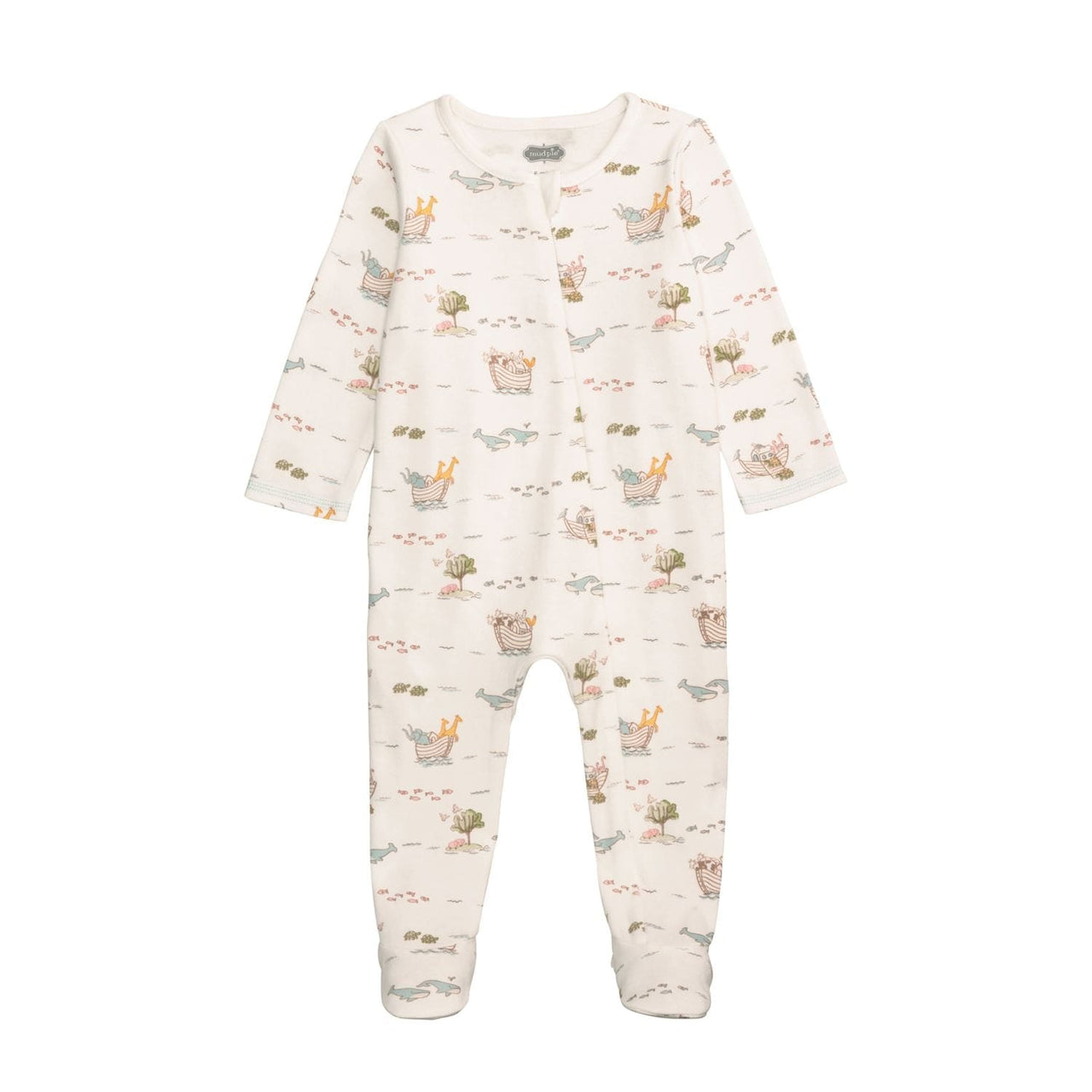 Noah's Ark Zip Sleeper by Mud PIe Mud Pie CHILDREN 3 Mos