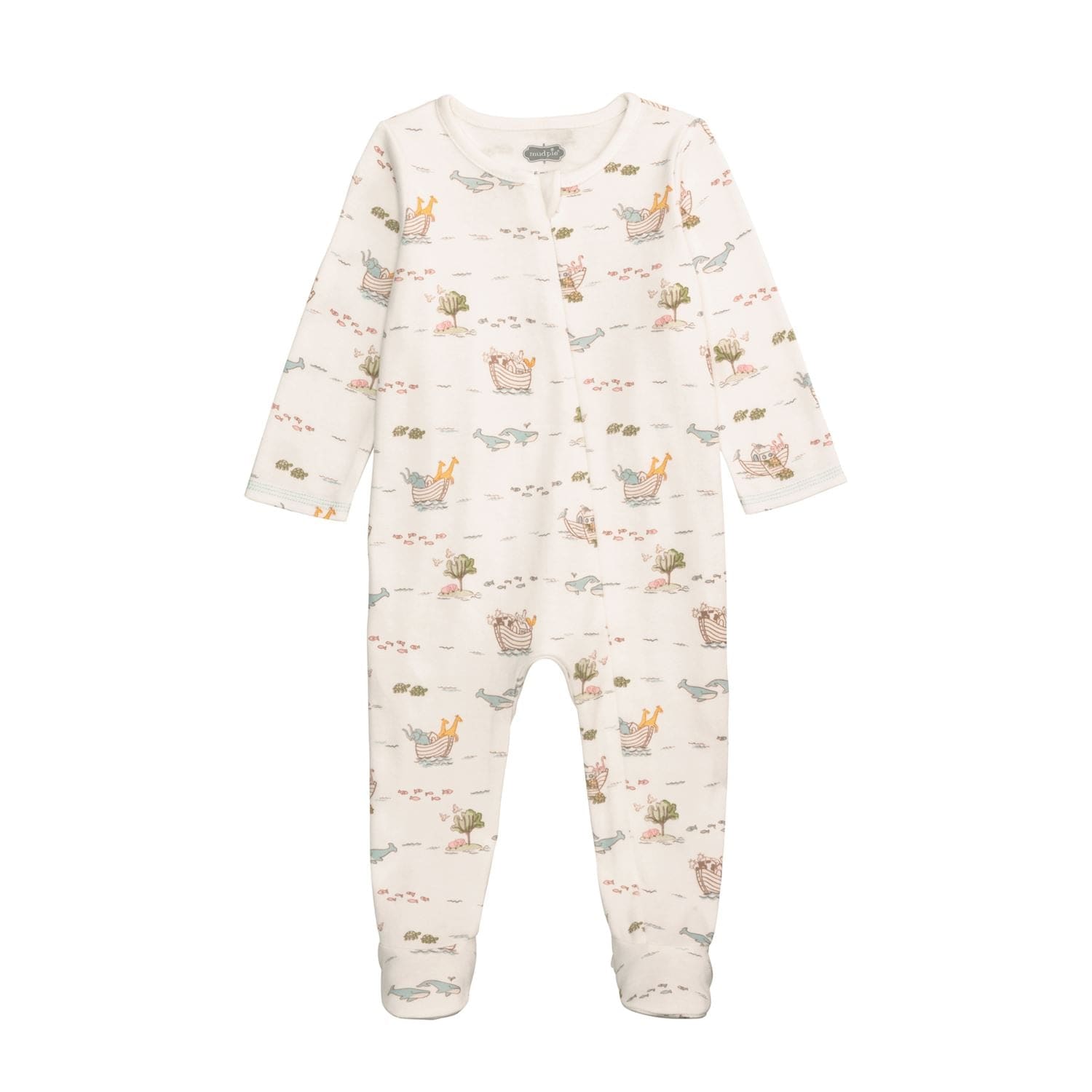 Noah's Ark Zip Sleeper by Mud PIe Mud Pie CHILDREN 3 Mos