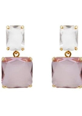 Noel Pink Quartz Earrings Meghan Browne Design Earrings