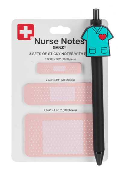 Nurse Sticky Notes & Pen Ganz Sticky Notes