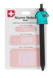 Nurse Sticky Notes & Pen Ganz Sticky Notes