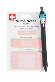 Nurse Sticky Notes & Pen Ganz Sticky Notes