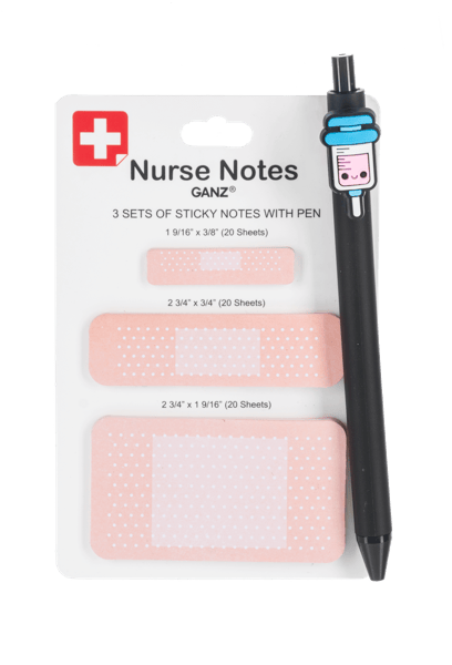 Nurse Sticky Notes & Pen Ganz Sticky Notes