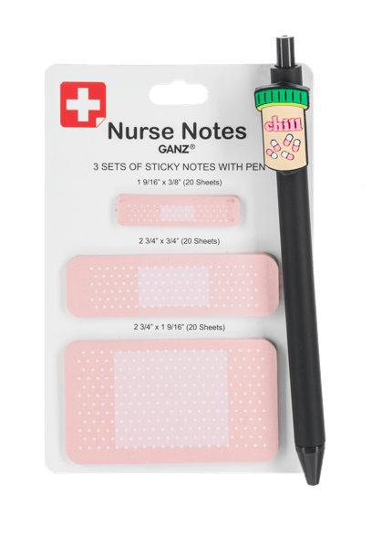 Nurse Sticky Notes & Pen Ganz Sticky Notes