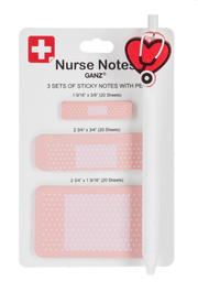 Nurse Sticky Notes & Pen Ganz Sticky Notes