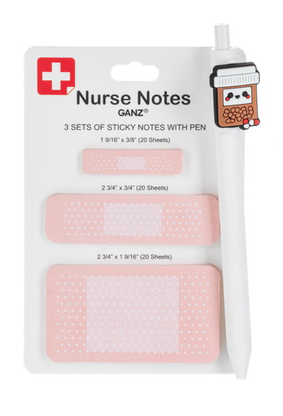 Nurse Sticky Notes & Pen Ganz Sticky Notes