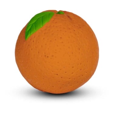 Oli & Carol All Natural Baby Teethers and Toys Oli & Carol Baby & Toddler Orange Ball