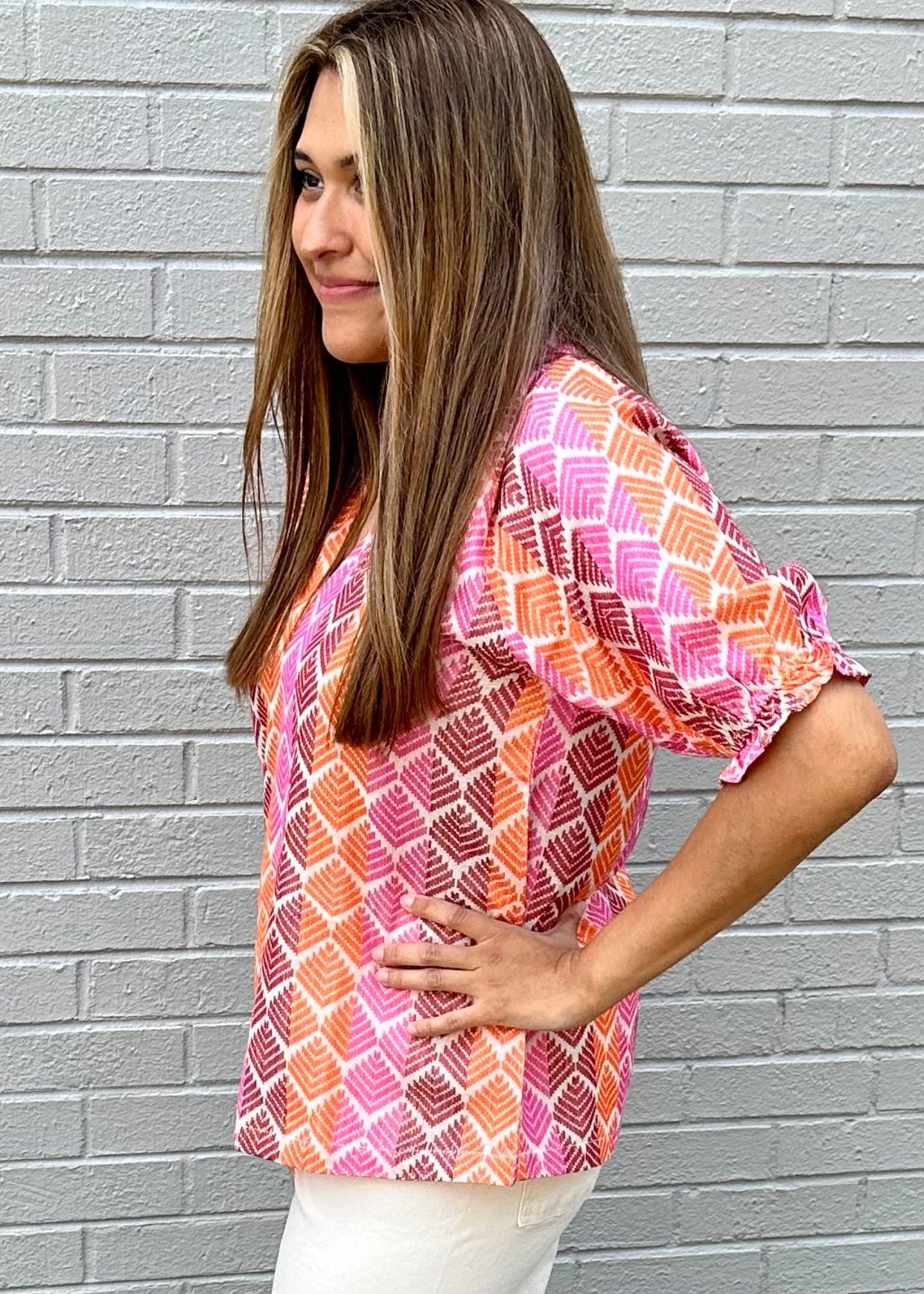 Ombré Pattern Top by Ivy Jane Ivy Jane Casual Top