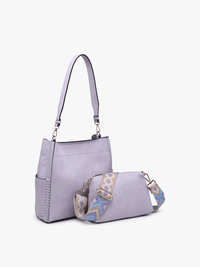 Thumbnail for On the Go Bag in Bag | 2 Colors Jen & Co Lavender