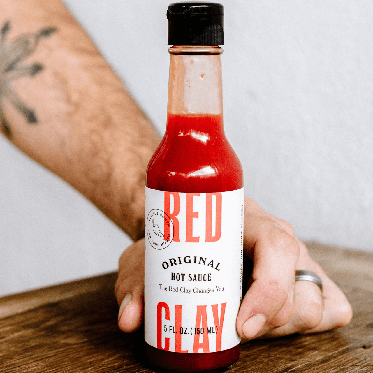 Original Southern Hot Sauce - Spicy Condiments, Made in USA Red Clay Hot Sauce