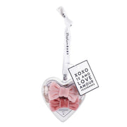 Ornament with Baby Headband Inside Stephan Baby Christmas Ornament Pink