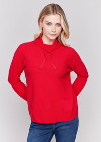 Thumbnail for Ottoman Stitch Mock Neck Sweater Charlie B sweater S