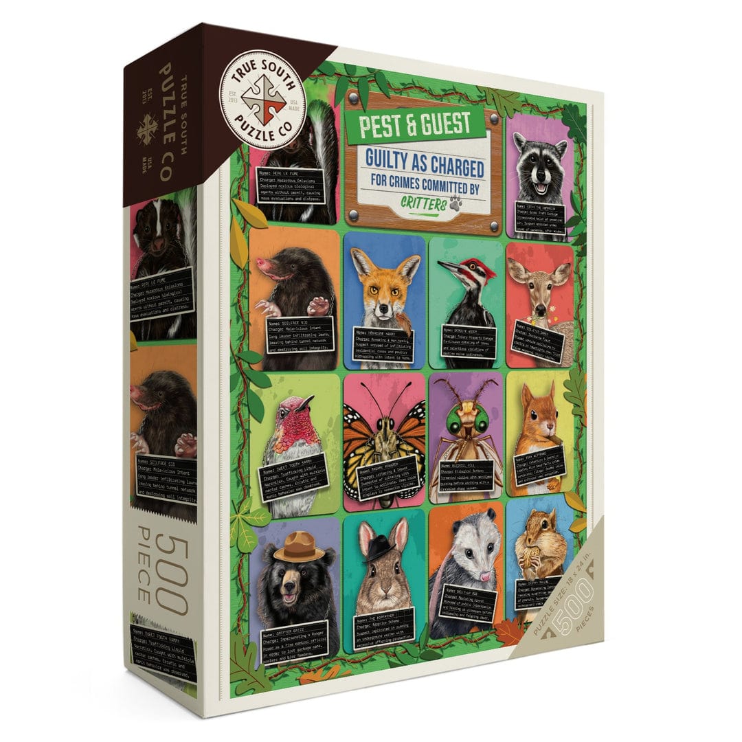 Outdoor Pests & Guests Puzzle True South Puzzle Co Jigsaw Puzzles