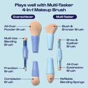 Overachiever - 4-in-1 Makeup Brushes Alleyoop Makeup