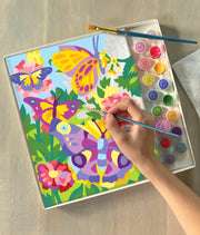Paint by Numbers Butterflies + Blooms Bright Stripes Children