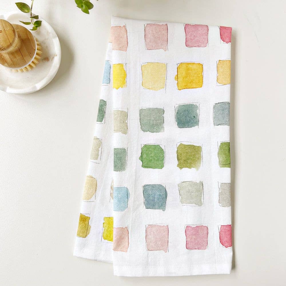 Paintswatch tea towel emily lex studio