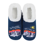 Pairables by Snoozies Footwear Snoozies Slippers Mountain / S