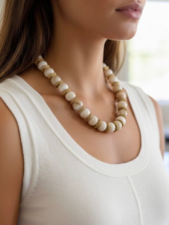 Palm Royale Beaded Necklace Farrah B Jewelry Necklace