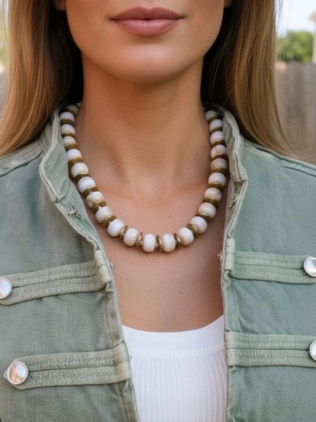 Palm Royale Beaded Necklace Farrah B Jewelry Necklace