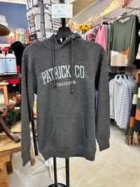 Thumbnail for Patrick County Cotton Hooded Sweatshirt in Charcoal Mattie B's Gifts & Apparel Sweatshirt