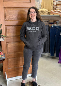 Thumbnail for Patrick County Cotton Hooded Sweatshirt in Charcoal Mattie B's Gifts & Apparel Sweatshirt XL