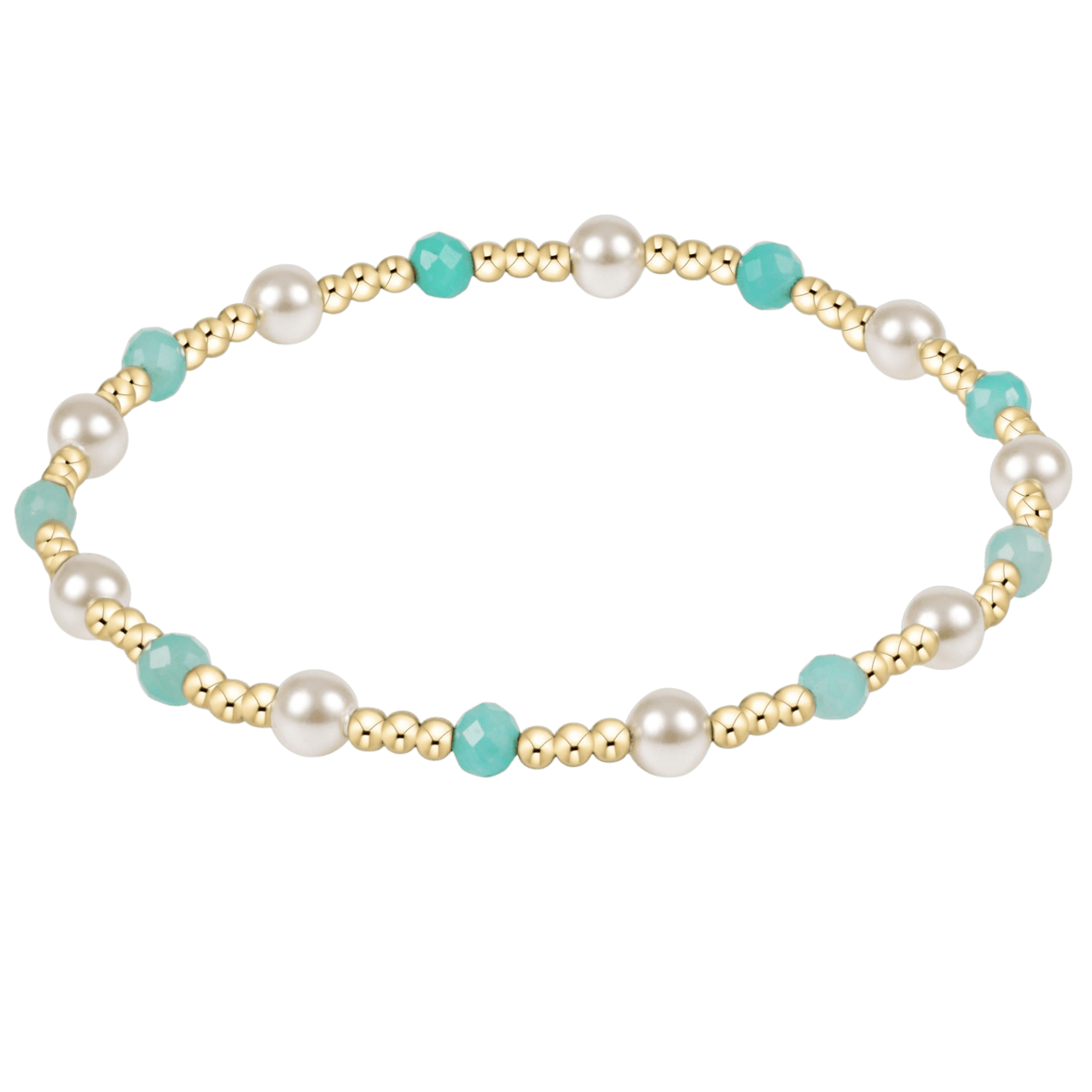 Pearl Sincerity 4mm Gem Bracelet - Amazonite e.newton Designs BRACELET