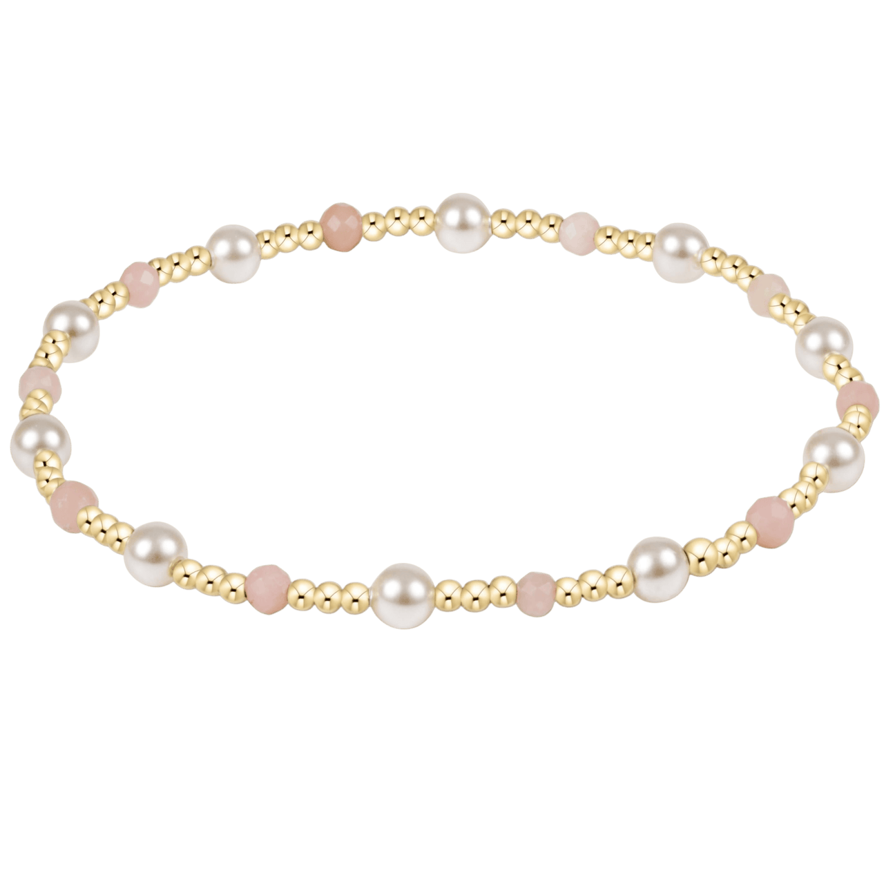 Pearl Sincerity 4mm Gem Bracelet - Pink Opal e.newton Designs BRACELET