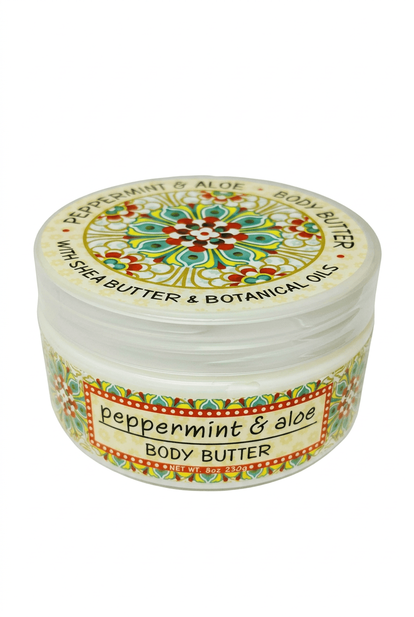 Peppermint + Aloe Shea Body Butter Greenwich Trading Company Bath & Body