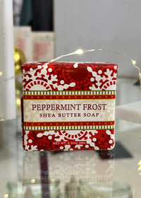 Thumbnail for Peppermint Frost Scent in Soap, Lotion & Candle Greenwich Trading Company Bath & Body 6 oz Shea Butter Bar