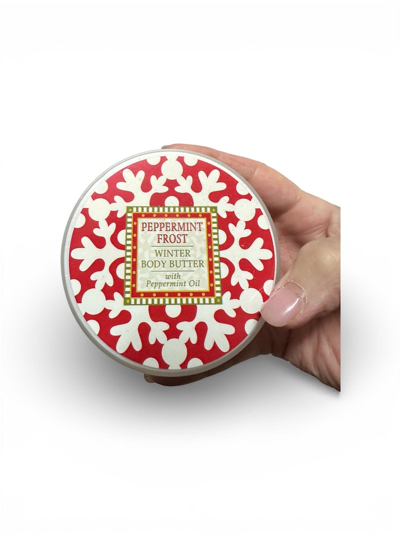 Peppermint Frost Shea Butter with Peppermint Oil 8 oz Greenwich Trading Company Bath & Body