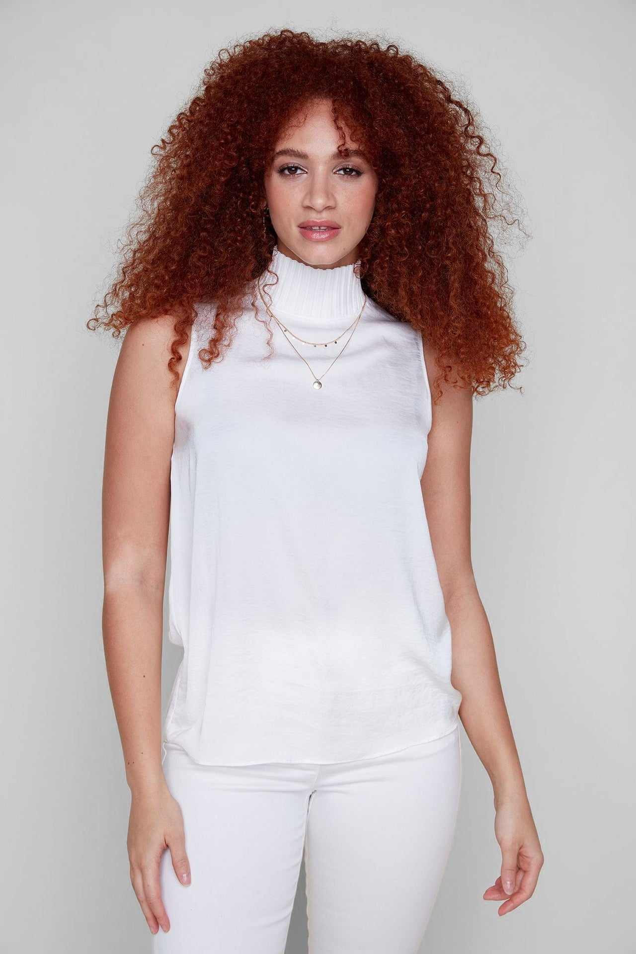 Perfect Shell with Mock Neck Corwik | Renuar Casual Top