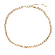 Phoebe Beaded Layering Necklace, Gold Leslie Curtis Jewelry Design