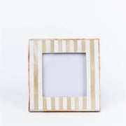 Photo Frame - Bone Inlay Natural Stripe (Pk/04) Audrey's Home & Gift