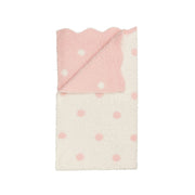 Pink Dot Chenille Blanket Mud Pie Baby & Toddler