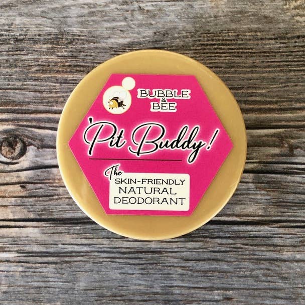 Pit Buddy Sensitive Skin Deodorant Cream: Geranium & Lime Bubble & Bee Organic