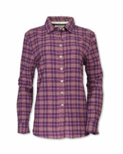 Plaid Flannel Shirt - Women's, Plum Purnell LLC Top S