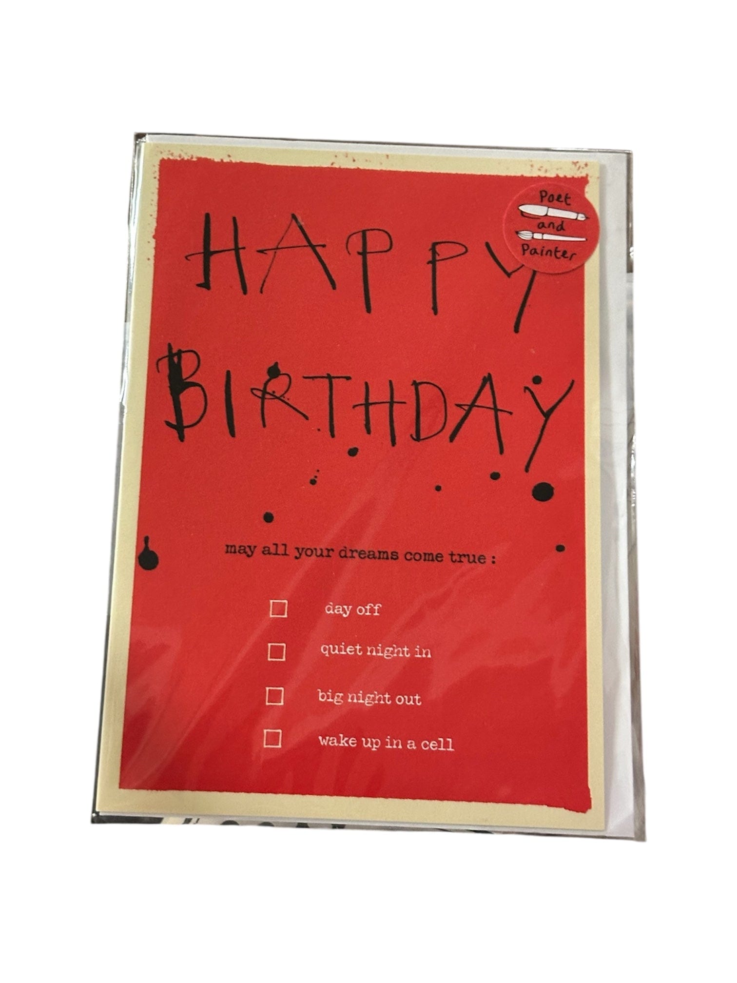 Poet and Painter Cards Two's Company Card Happy Birthday