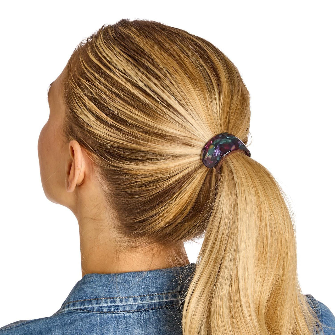 Ponytail Tie with Cover Two’s Company Hair Accessory